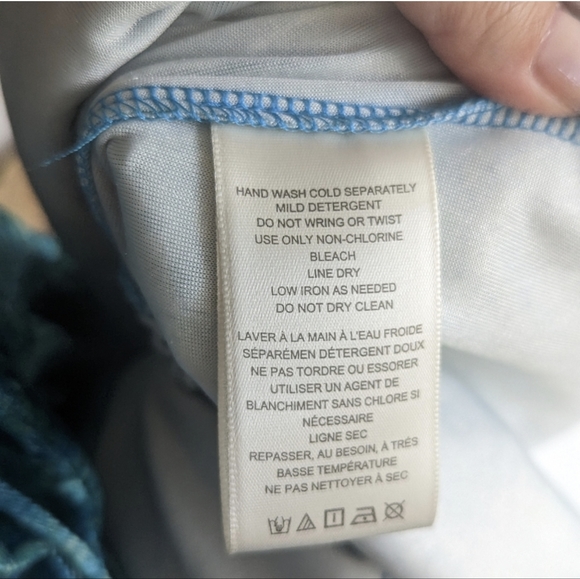 Free People Large Bali Tightrope Romper Turquoise Velvet Daisy Jones Mermaidcore - Picture 15 of 16